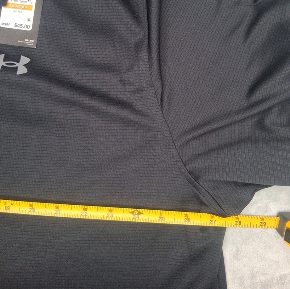 Under Armour Men's Tech Polo Shirt Black Classic 4XL - Picture 13 of 16